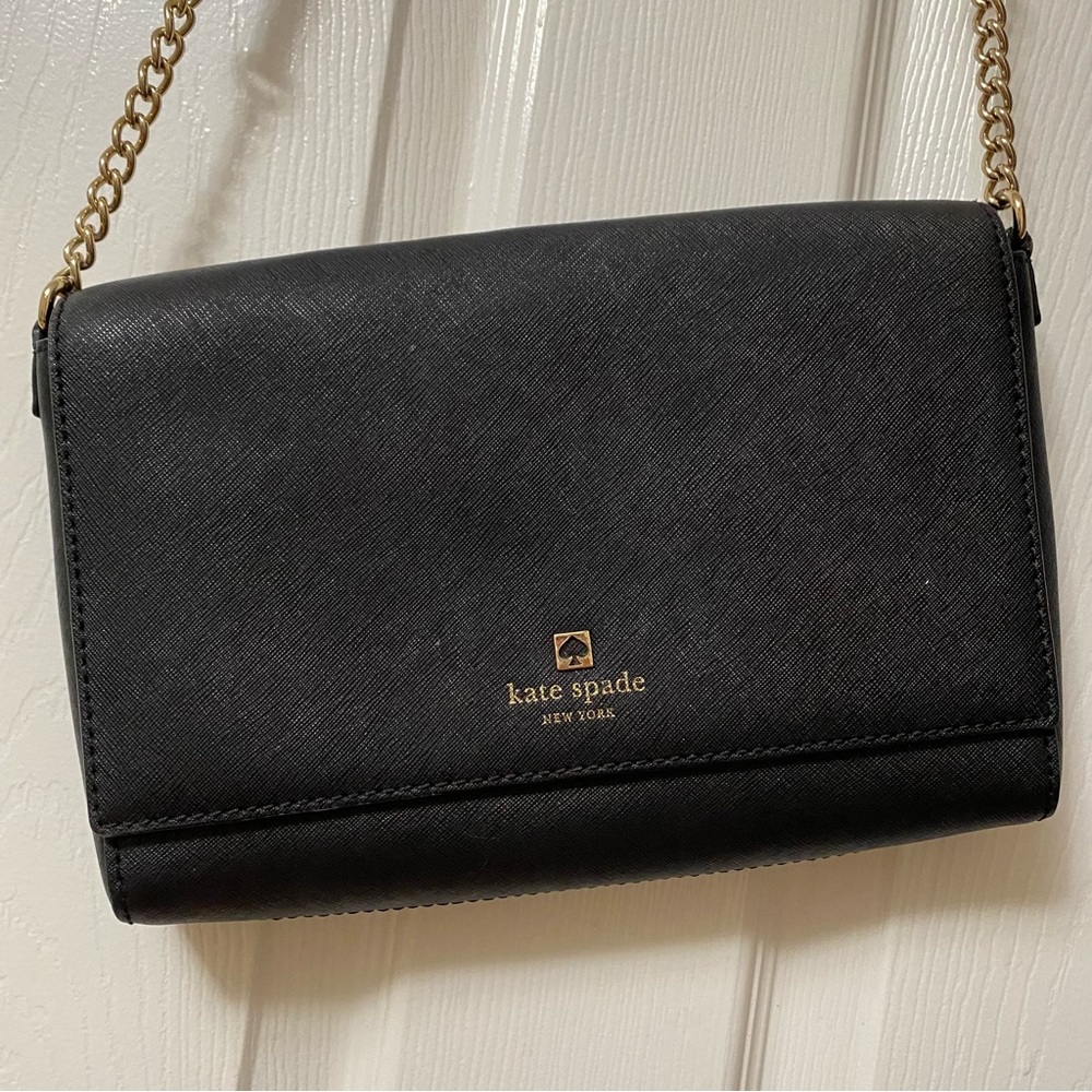Black Kate Spade crossbody